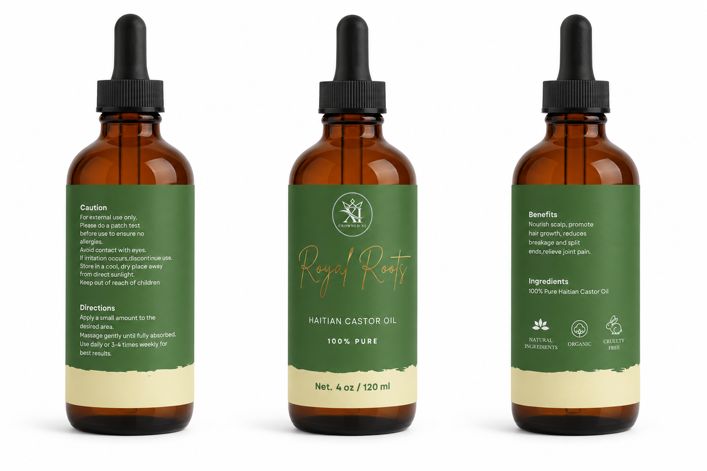 Royal Roots Haitian Black Castor Oil