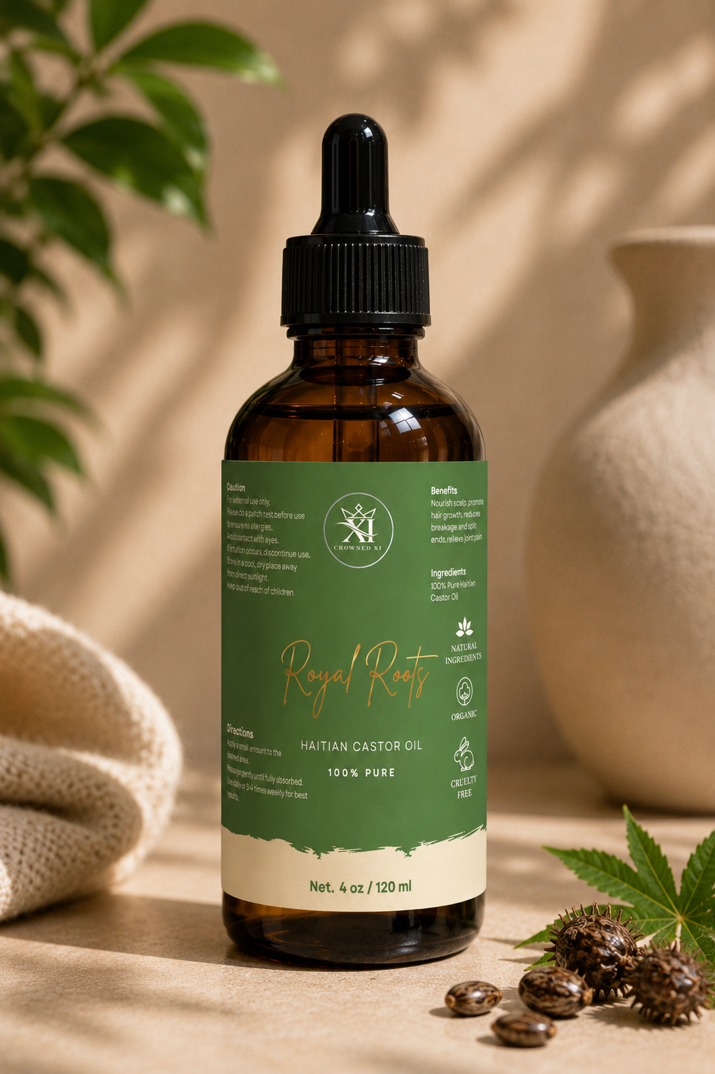 Royal Roots Haitian Black Castor Oil