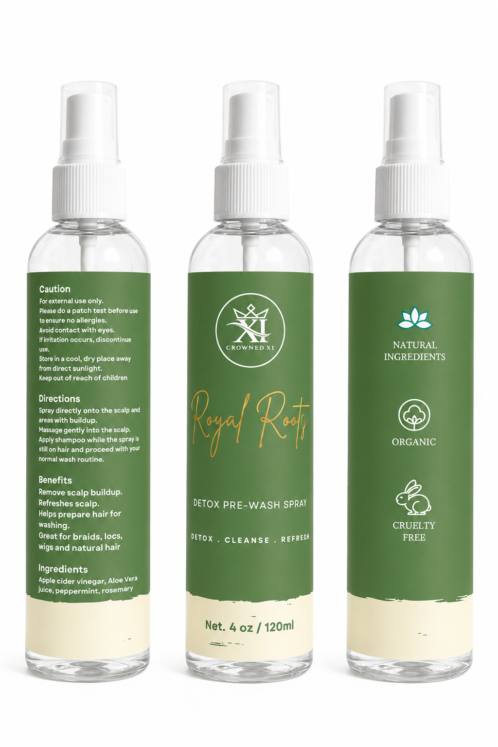Royal Roots Apple Cider Vinegar Detox Pre-Wash Spray